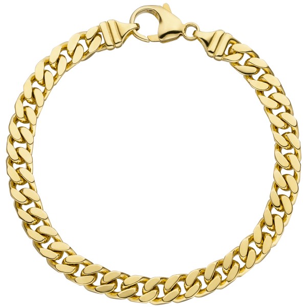 | Gold Gold Armschmuck 585 19cm | massiv - Armbänder Goldschmuck Mary | Shop Frauen Panzerarmband | Gold | Goldschmuck